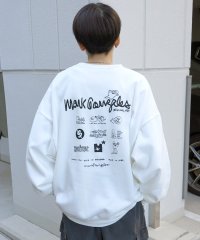 Mark Gonzales/マークゴンザレス Mark Gonzales ビッグシルエット イラストバックプリント プルオーバースウェット/508214442