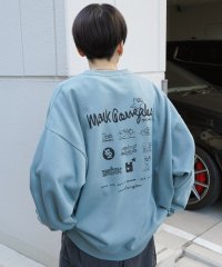 Mark Gonzales/マークゴンザレス Mark Gonzales ビッグシルエット イラストバックプリント プルオーバースウェット/508214442