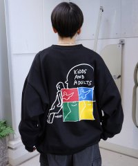 Mark Gonzales/マークゴンザレス Mark Gonzales ビッグシルエット イラストバックプリント プルオーバースウェット/508214445
