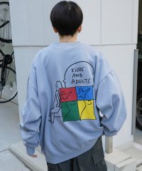Mark Gonzales/マークゴンザレス Mark Gonzales ビッグシルエット イラストバックプリント プルオーバースウェット/508214445