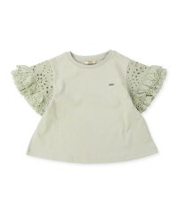 FITH/フィス FITH Smooth Cotton Jersey and Frill Sleeve Tee/508214446