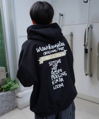 Mark Gonzales/マークゴンザレス Mark Gonzales ビッグシルエット イラストバックプリント プルオーバーパーカー/508214447