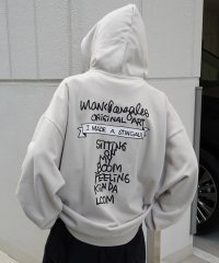 Mark Gonzales/マークゴンザレス Mark Gonzales ビッグシルエット イラストバックプリント プルオーバーパーカー/508214447
