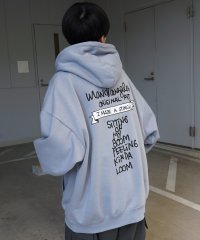 Mark Gonzales/マークゴンザレス Mark Gonzales ビッグシルエット イラストバックプリント プルオーバーパーカー/508214447