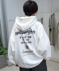 Mark Gonzales/マークゴンザレス Mark Gonzales ビッグシルエット イラストバックプリント プルオーバーパーカー/508214449