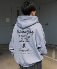 Mark Gonzales/マークゴンザレス Mark Gonzales ビッグシルエット イラストバックプリント プルオーバーパーカー/508214449