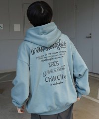 Mark Gonzales/マークゴンザレス Mark Gonzales ビッグシルエット イラストバックプリント プルオーバーパーカー フーディー カットソー ユニセックス/508214452