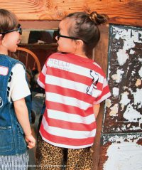 DENIM DUNGAREE/デニムダンガリー DENIM DUNGAREE Wide Striped SNOOPY Tee/508214453