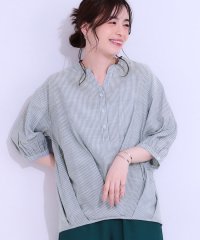 SHOO・LA・RUE/【S－LL】インせず腰回りすっきり フロントタックブラウス/508214486