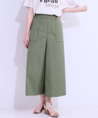 SHOO・LA・RUE　DRESKIP/【S－LL/UV/接触冷感】きれいめにもカジュアルにも ベイカーガウチョパンツ/508214505