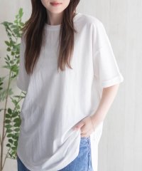 MAC HOUSE/マックハウス Mac－House nAvy SARARI チュニック丈Tシャツ/508214516