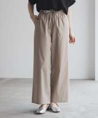 MAC HOUSE/マックハウス Mac－House nAvy SARARI ギャザーワイドパンツ/508214519