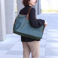 HALEINE/アレンヌ HALEINE [HALEINE]牛革 &ヌメ革レザーボストンバッグ/508214530