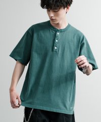 ロッキーモンロー Rocky Monroe Tシャツ 半袖 ヘンリーネック ヘビーウェイト メンズ レディース ピグメント加工 ワンポイント ピスネーム KRI