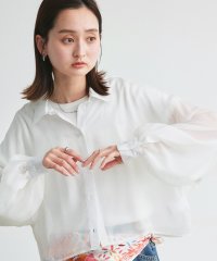 ad thie/アドティエ ad thie 【2025SS新作】ショート丈シアーシャツ 半袖リブTシャツセット/508214600