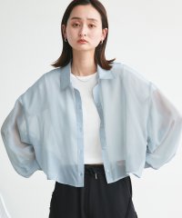 ad thie/アドティエ ad thie 【2025SS新作】ショート丈シアーシャツ 半袖リブTシャツセット/508214600