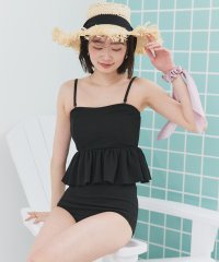 ad thie/アドティエ ad thie 【2025SS新作】ジャガードペプラムキャミソール スイムウェア【返品不可商品】/508214602