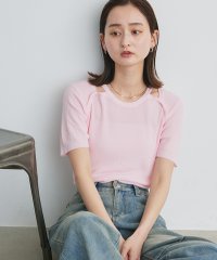 ad thie/アドティエ ad thie 【2025SS新作】ショルダースリットデザインニット/508214607