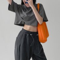 maison de LATIR/メゾンドラティール maison de LATIR スタイルアップ＆着心地抜群！半袖クロップドTシャツ/508214654