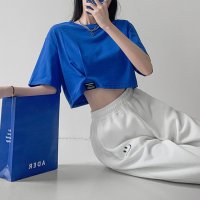 maison de LATIR/メゾンドラティール maison de LATIR スタイルアップ＆着心地抜群！半袖クロップドTシャツ/508214654