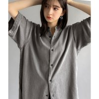 Classical Elf/クラシカルエルフ Classical Elf ヴィンテージ加工ルーズフィットデニムシャツ/508214688