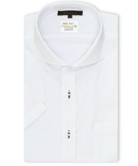 m.f.editorial/エムエフエディトリアル m.f.editorial 形態安定 吸水速乾 スタンダードフィット カッタウェイ半袖シャツ/508214766