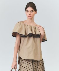 GRACE CONTINENTAL/ラッフルトリミングブラウス/508214788