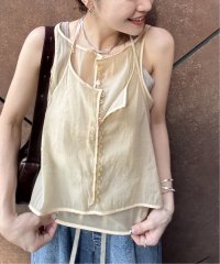 JOURNAL STANDARD/【LOW CLASSIC/ロウ クラシック】SEE－THROUGH BUTTON LOOP TOP/508214876