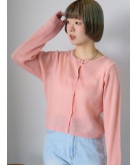 ehka sopo/ワンポイント刺繍リブカーディガン/508214899