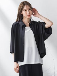 la.f…(Lsize)/ラ エフ エルサイズ la.f…(Lsize) 【大きいサイズ】キレリシャツブラウス≪洗濯機で洗える≫/508215166