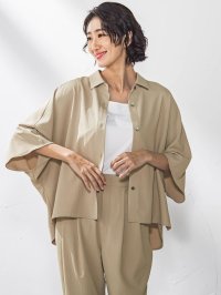 la.f…(Lsize)/ラ エフ エルサイズ la.f…(Lsize) 【大きいサイズ】キレリシャツブラウス≪洗濯機で洗える≫/508215166