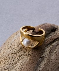 PHILIPPE AUDIBERT/フィリップ オーディベール PHILIPPE AUDIBERT Bague Malka perle naturelle， laiton BG5858/508215181