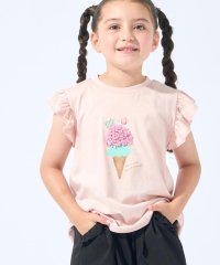 SHOO・LA・RUE(Kids) /【100－150cm/ひんやり】花びらモチーフTシャツ/508215225