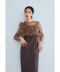niana/ニアナ niana パールビスチェドレス 2点セット チュール フリル 結婚式 二次会 同窓会 成人式 お呼ばれワンピース パーティードレス オケージョンドレス/508215323