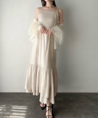 Meiru/メイル Meiru Meiru 裾フレアリボンキャミワンピース/508215324