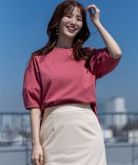 anySiS/【撥水・汗ジミ防止・UVケア・洗える】スーピマスムース クロップド Tシャツ/508215660