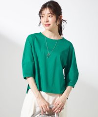 anySiS/【撥水・汗ジミ防止・UVケア・洗える】スーピマスムース クロップド Tシャツ/508215660