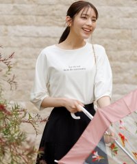 anySiS/【撥水・汗ジミ防止・UVケア・洗える】スーピマスムース クロップド Tシャツ/508215660