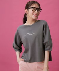 anySiS/【撥水・汗ジミ防止・UVケア・洗える】スーピマスムース クロップド Tシャツ/508215660