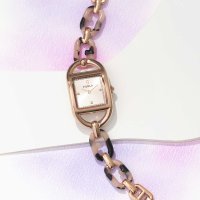 FURLA/フルラ FURLA チェーン スクエア レディース 時計 WW00026003L3 クォーツ ピンクゴールド アセテート/507347062
