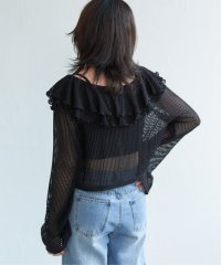 VENCE　EXCHANGE/ヴァンス エクスチェンジ VENCE EXCHANGE メッシュフリルZIPカーデ/508156523