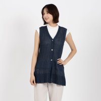 LAPINE BLANCHE/ラピーヌ ブランシュ LAPINE BLANCHE 7G 抄繊糸ガーターベスト/508172633