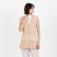 LAPINE BLANCHE/ラピーヌ ブランシュ LAPINE BLANCHE 7G 抄繊糸ガーターベスト/508172633