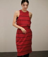 サロン　アダム　エ　ロペ/【crinkle crinkle crinkle（クリンクルクリンクルクリンクル）】border back slit dress / ボーダーバックスリットドレ/508177243