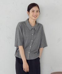 COMME CA ISM /ラメフライス 襟付きカーディガン/508194586