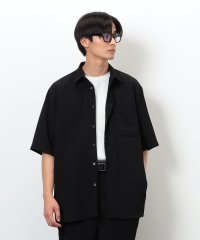 COMME CA ISM MENS/【セットアップ対応】ポリエステル 楊柳 ５分袖シャツ/508194594
