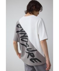 AZUL by moussy/異素材スウィッチングラフィックTEE/508213281