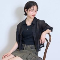 Lovetoxic/ラブトキシック Lovetoxic 接触冷感半袖シアーシャツ/508214416