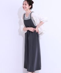 SHOO・LA・RUE/肩ひも調節ができるフレアキャミドレス/508215284