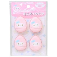 cinemacollection/シネマコレクション cinemacollection マイメロディ コスメ雑貨 ミニメイクパフ4P サンリオ アイプランニング メイクスポンジ 化粧パフ 指用 /508215724